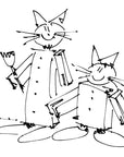 Tipp und Tapp - Steckfiguren-Katzen