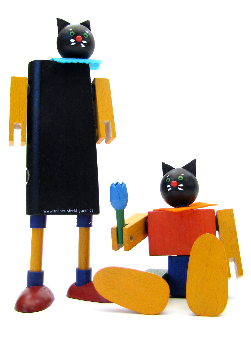 Tipp und Tapp - Steckfiguren-Katzen